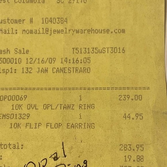 10K Yellow Gold Flip Flop Stud Earrings - Picture 8 of 8